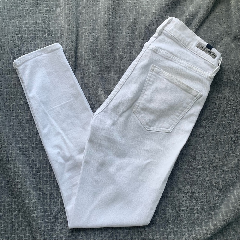 NWOT White Citizens of Humanity Rocket crop skinny